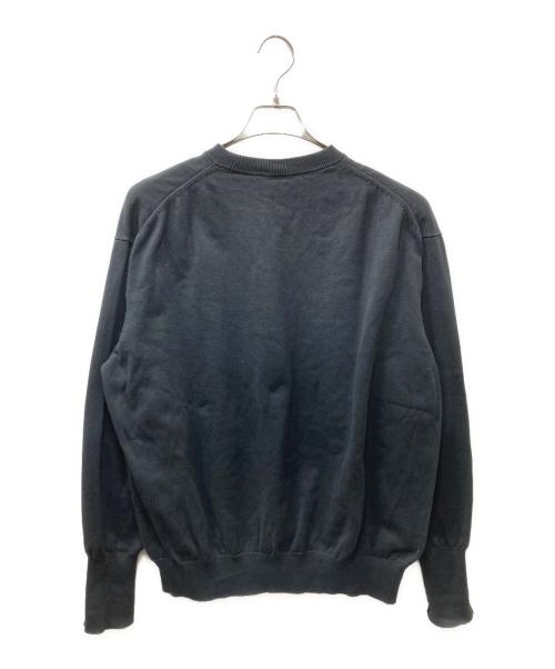 A.PRESSE（アプレッセ）A.PRESSE (アプレッセ) Cotton knit L/S コットンニット ブラック サイズ:FREEの古着・服飾アイテム
