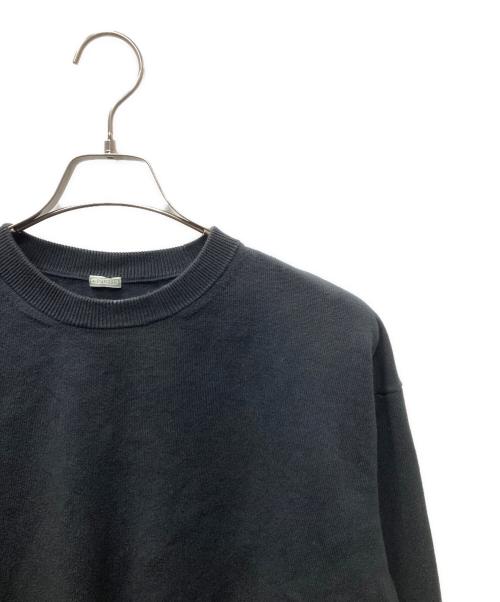 A.PRESSE（アプレッセ）A.PRESSE (アプレッセ) Cotton knit L/S コットンニット ブラック サイズ:FREEの古着・服飾アイテム