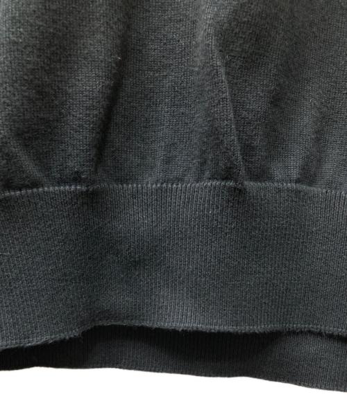 A.PRESSE（アプレッセ）A.PRESSE (アプレッセ) Cotton knit L/S コットンニット ブラック サイズ:FREEの古着・服飾アイテム