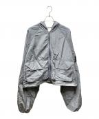 Utsusiyoウツシヨ）の古着「ナイロンクロップドジャケット」｜グレー