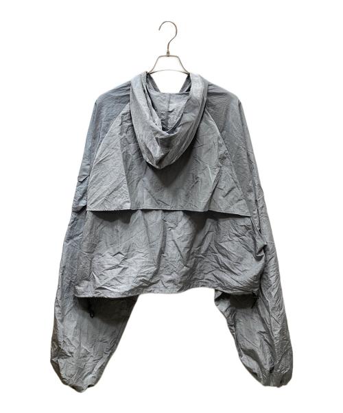 Utsusiyo（ウツシヨ）Utsusiyo (ウツシヨ) ナイロンクロップドジャケット グレー サイズ:FREEの古着・服飾アイテム
