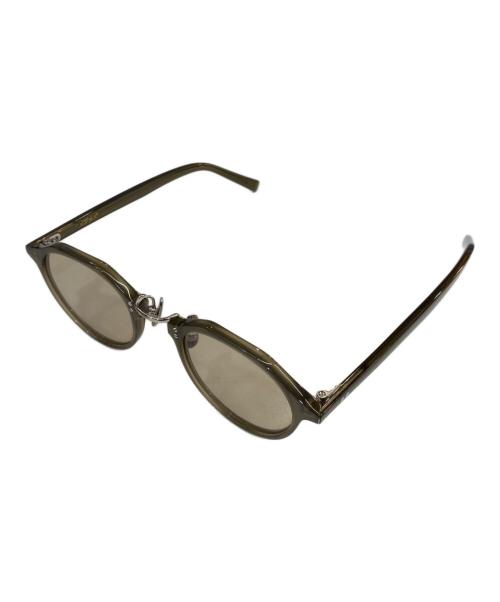 A.D.S.R.（エーディーエスアール）A.D.S.R. (エーディーエスアール) SATCHMO 11 サングラス カーキの古着・服飾アイテム