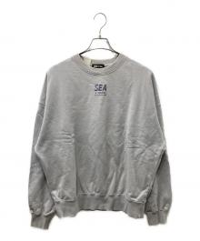 WIND AND SEA×N.HOOLYWOOD（ウィンダンシー×エヌ ハリウッド）の古着「コラボスウェット」｜グレー