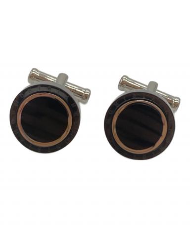 中古・古着通販】MONTBLANC (モンブラン) 2Pカフス シルバー×ブラック