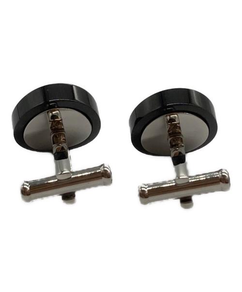 MONTBLANC（モンブラン）MONTBLANC (モンブラン) 2Pカフス シルバー×ブラック サイズ:不明(表記無)の古着・服飾アイテム