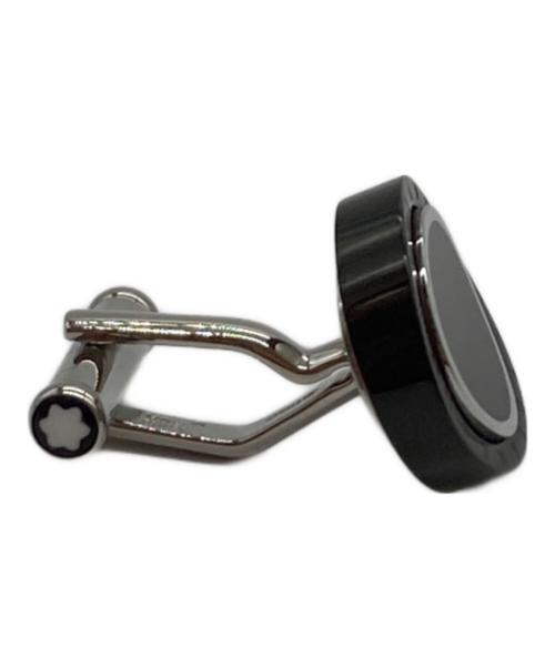 MONTBLANC（モンブラン）MONTBLANC (モンブラン) 2Pカフス シルバー×ブラック サイズ:不明(表記無)の古着・服飾アイテム