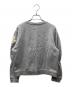 MONCLER (モンクレール) MAGLIA ビックワッペン付き ヴィラーゴスリーブ クルーネックスウェット グレー サイズ:M：27000円