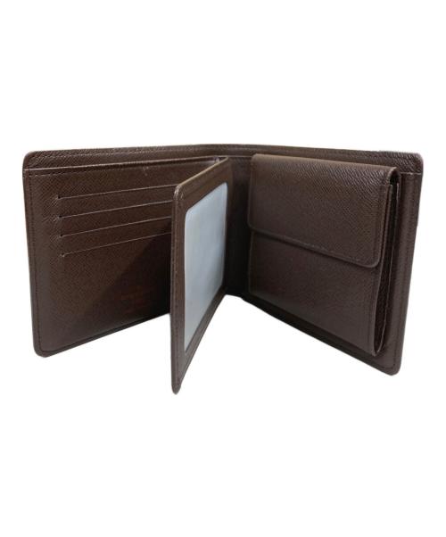 LOUIS VUITTON（ルイ ヴィトン）LOUIS VUITTON (ルイ ヴィトン) ポルトフォイユ・フロリン ダミエ 二つ折り財布 ブラウンの古着・服飾アイテム