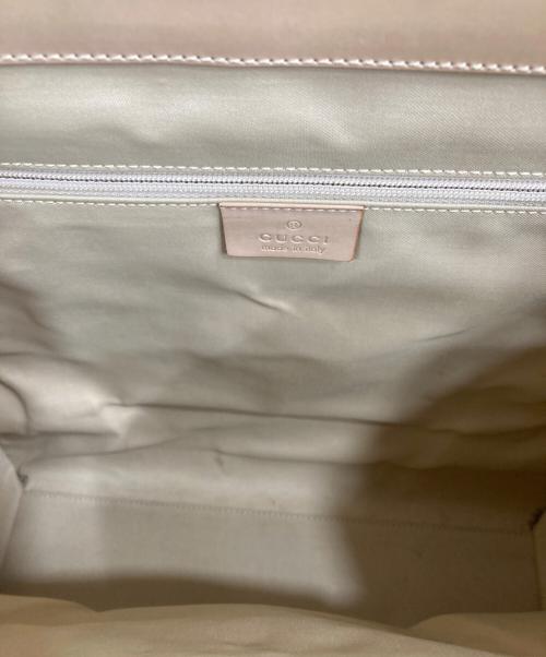 GUCCI（グッチ）GUCCI (グッチ) トートバッグ アイボリーの古着・服飾アイテム