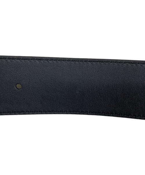 GUCCI（グッチ）GUCCI (グッチ) ダブルG ワイドベルト GG Marmont Belt ブラック サイズ:90－36の古着・服飾アイテム