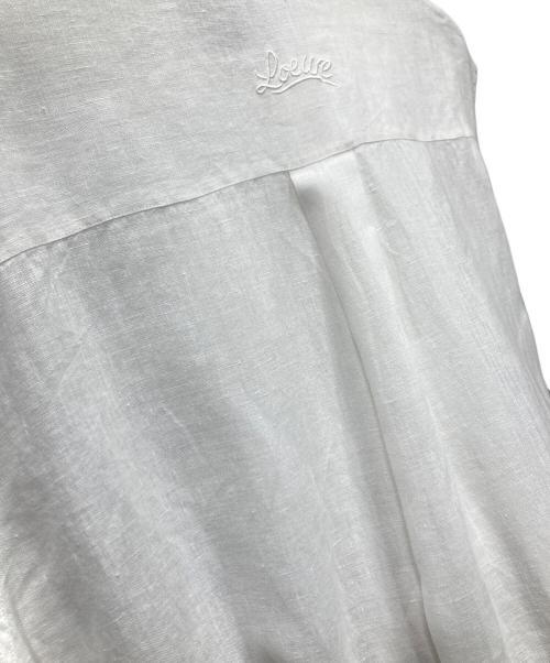 LOEWE（ロエベ）LOEWE (ロエベ) リネンワンピース ホワイト サイズ:SIZE 32の古着・服飾アイテム