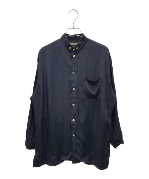 Y's（ワイズ）Y's (ワイズ) レーヨンシャツ ブラック サイズ:表記無しの古着・服飾アイテム