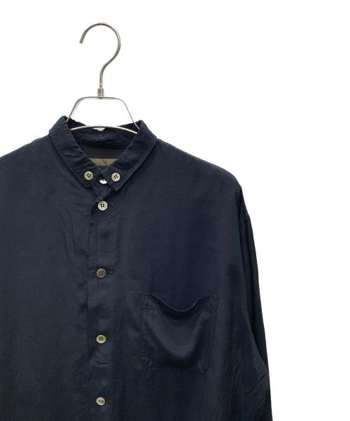 Y's（ワイズ）Y's (ワイズ) レーヨンシャツ ブラック サイズ:表記無しの古着・服飾アイテム