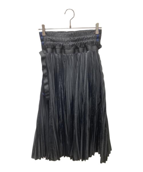 NikeLab（ナイキラボ）NIKELAB (ナイキラボ) プリーツラップ ドッキング ショートパンツ ブラック サイズ:XSの古着・服飾アイテム