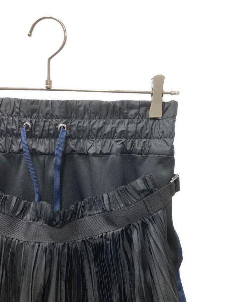 NikeLab（ナイキラボ）NIKELAB (ナイキラボ) プリーツラップ ドッキング ショートパンツ ブラック サイズ:XSの古着・服飾アイテム