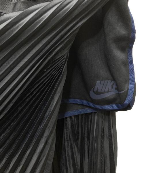 NikeLab（ナイキラボ）NIKELAB (ナイキラボ) プリーツラップ ドッキング ショートパンツ ブラック サイズ:XSの古着・服飾アイテム
