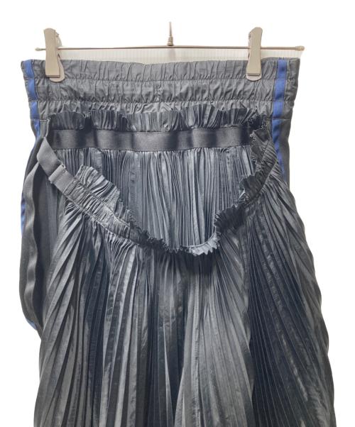 NikeLab（ナイキラボ）NikeLab (ナイキラボ) ショートパンツドッキング プリーツラップスカート ブラック サイズ:XSの古着・服飾アイテム