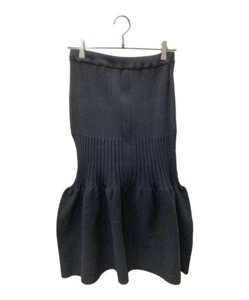 CFCL（シーエフシーエル）CFCL (シーエフシーエル) FLUTED GLITTER MERMAID SKIRT ブラック サイズ:1の古着・服飾アイテム