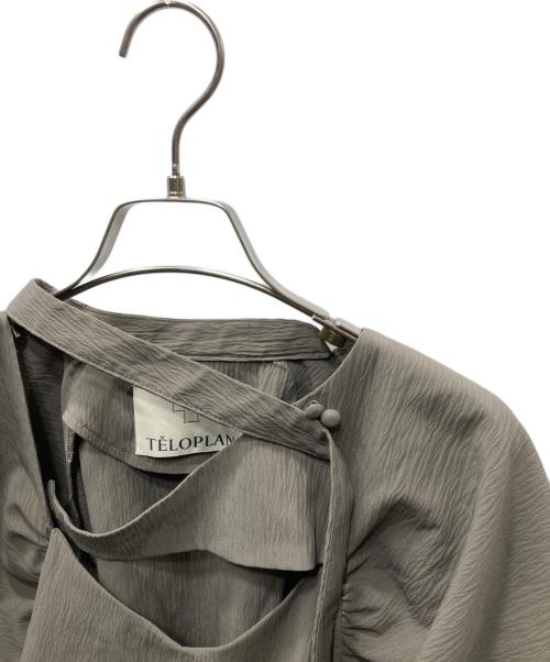 TELOPLAN（テーロプラン）TELOPLAN (テーロプラン) Kabel Top 半袖ブラウス グレー サイズ:Freeの古着・服飾アイテム