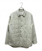 JIL SANDER+ジルサンダープラス）の古着「20SS オーバーサイズキルティングパテッドシャツ」｜オリーブ