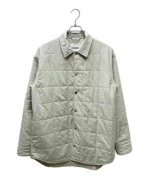 JIL SANDER+（ジルサンダープラス）JIL SANDER+ (ジルサンダープラス) 20SS オーバーサイズキルティングパテッドシャツ オリーブ サイズ:SIZE 48の古着・服飾アイテム