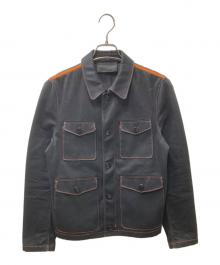 PRADA（プラダ）の古着「ワークジャケット」｜ブラック