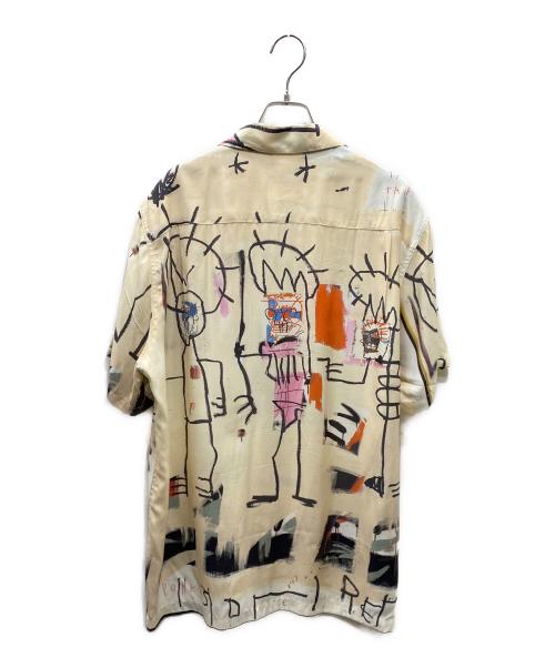 WACKO MARIA（ワコマリア）WACKO MARIA (ワコマリア) JEAN  MICHEL BASQUIAT S/S HAWAIIAN SHIRT (TYPE-3)  オープンカラーシャツ ベージュ サイズ:SIZE XLの古着・服飾アイテム