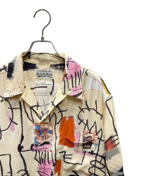 WACKO MARIA（ワコマリア）WACKO MARIA (ワコマリア) JEAN  MICHEL BASQUIAT S/S HAWAIIAN SHIRT (TYPE-3)  オープンカラーシャツ ベージュ サイズ:SIZE XLの古着・服飾アイテム