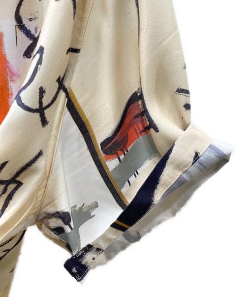WACKO MARIA（ワコマリア）WACKO MARIA (ワコマリア) JEAN  MICHEL BASQUIAT S/S HAWAIIAN SHIRT (TYPE-3)  オープンカラーシャツ ベージュ サイズ:SIZE XLの古着・服飾アイテム