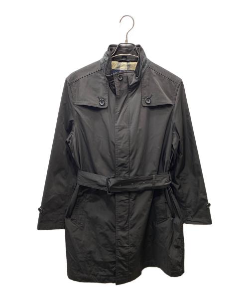 BURBERRY LONDON（バーバリーロンドン）BURBERRY LONDON (バーバリーロンドン) ノバチェックライナー付きジップコート ブラック×ベージュ サイズ:SIZE Mの古着・服飾アイテム