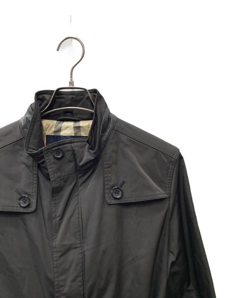 BURBERRY LONDON（バーバリーロンドン）BURBERRY LONDON (バーバリーロンドン) ノバチェックライナー付きジップコート ブラック×ベージュ サイズ:SIZE Mの古着・服飾アイテム