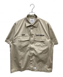 WTAPS（ダブルタップス）の古着「BUDS SS COTTON TWILL SHIRT/コットンツイルユーティリティシャツ」｜ベージュ