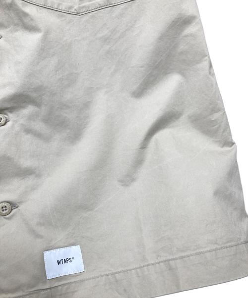 WTAPS（ダブルタップス）WTAPS (ダブルタップス) BUDS SS COTTON TWILL SHIRT/コットンツイルユーティリティシャツ ベージュ サイズ:SIZE 04の古着・服飾アイテム