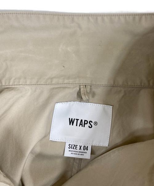 WTAPS（ダブルタップス）WTAPS (ダブルタップス) BUDS SS COTTON TWILL SHIRT/コットンツイルユーティリティシャツ ベージュ サイズ:SIZE 04の古着・服飾アイテム