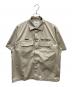 WTAPS（ダブルタップス）の古着「BUDS SS COTTON TWILL SHIRT/コットンツイルユーティリティシャツ」｜ベージュ