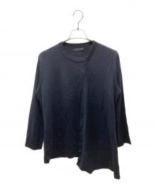REGULATION Yohji Yamamoto（レギュレーションヨウジヤマモト）の古着「ウールカットソー」｜ネイビー