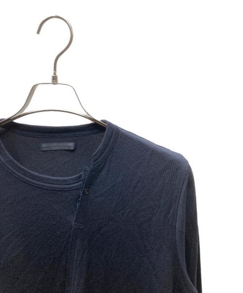 REGULATION Yohji Yamamoto（レギュレーションヨウジヤマモト）REGULATION Yohji Yamamoto (レギュレーションヨウジヤマモト) ウールカットソー ネイビー サイズ:1の古着・服飾アイテム