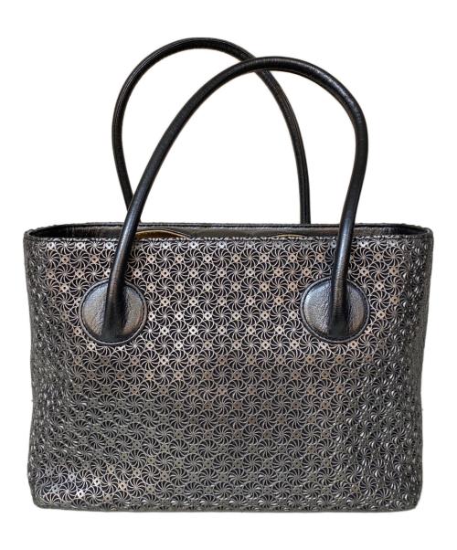 HIROKO HAYASHI（ヒロコ ハヤシ）HIROKO HAYASHI (ヒロコ ハヤシ) GIRASOLE　ハンドバッグ グレーの古着・服飾アイテム