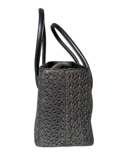 HIROKO HAYASHI（ヒロコ ハヤシ）HIROKO HAYASHI (ヒロコ ハヤシ) GIRASOLE　ハンドバッグ グレーの古着・服飾アイテム