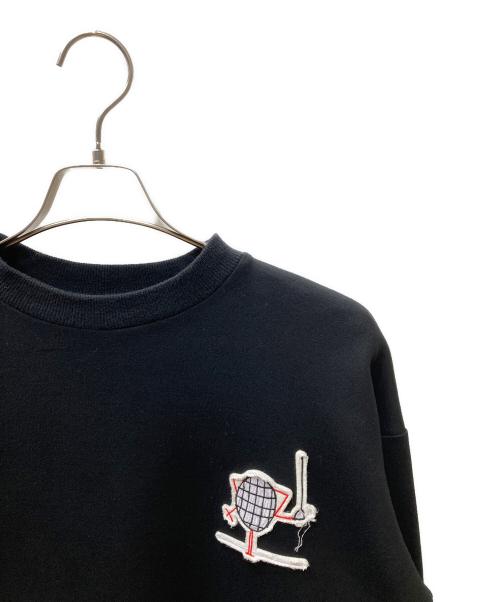 PLAN C（プランシー）Plan C (プランシー) クルーネックスウェット ブラック サイズ:不明(表記無)の古着・服飾アイテム