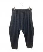 HOMME PLISSE ISSEY MIYAKEオム プリッセ イッセイ ミヤケ）の古着「プリーツパンツ」｜ブラック