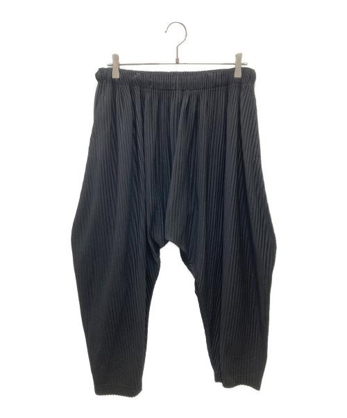 HOMME PLISSE ISSEY MIYAKE（オム プリッセ イッセイ ミヤケ）HOMME PLISSE ISSEY MIYAKE (オム プリッセ イッセイ ミヤケ) プリーツパンツ ブラック サイズ:2の古着・服飾アイテム