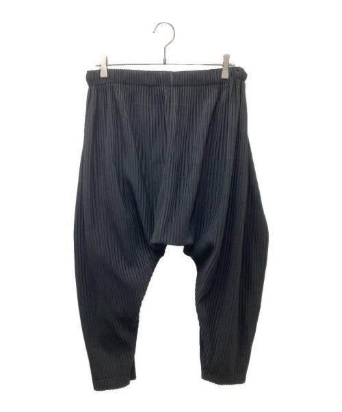 HOMME PLISSE ISSEY MIYAKE（オム プリッセ イッセイ ミヤケ）HOMME PLISSE ISSEY MIYAKE (オム プリッセ イッセイ ミヤケ) プリーツパンツ ブラック サイズ:2の古着・服飾アイテム