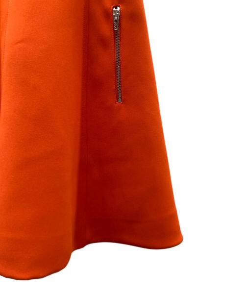 ALEXANDER McQUEEN（アレキサンダーマックイーン）ALEXANDER McQUEEN (アレキサンダーマックイーン) ノースリーブワンピース オレンジ サイズ:36の古着・服飾アイテム
