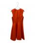 ALEXANDER McQUEEN (アレキサンダーマックイーン) ノースリーブワンピース オレンジ サイズ:36：14000円