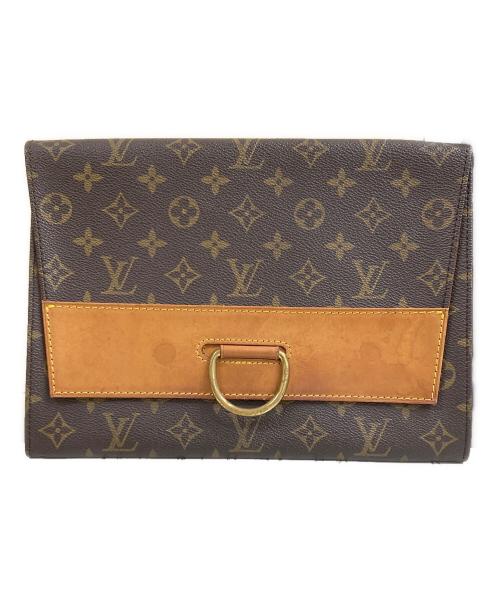 LOUIS VUITTON（ルイ ヴィトン）LOUIS VUITTON (ルイ ヴィトン) ポシェットイエナ モノグラム クラッチバッグ ブラウンの古着・服飾アイテム