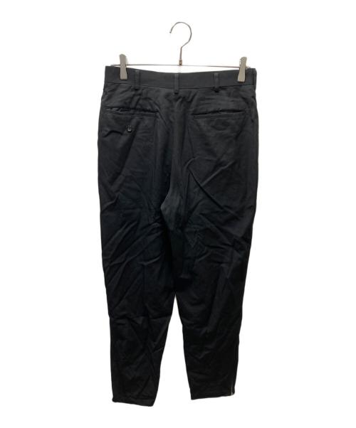 COMME des GARCONS HOMME PLUS（コムデギャルソンオムプリュス）COMME des GARCONS HOMME PLUS (コムデギャルソンオムプリュス) 90s ウールギャバ ジップスリット スラックス ブラック サイズ:Sの古着・服飾アイテム