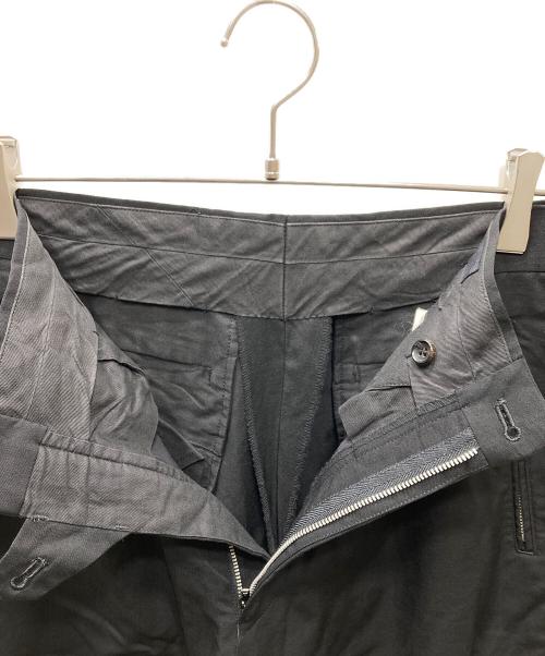 COMME des GARCONS HOMME PLUS（コムデギャルソンオムプリュス）COMME des GARCONS HOMME PLUS (コムデギャルソンオムプリュス) 90s ウールギャバ ジップスリット スラックス ブラック サイズ:Sの古着・服飾アイテム