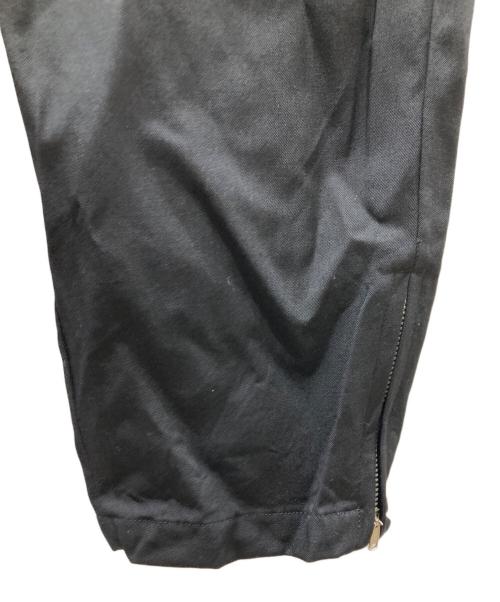 COMME des GARCONS HOMME PLUS（コムデギャルソンオムプリュス）COMME des GARCONS HOMME PLUS (コムデギャルソンオムプリュス) 90s ウールギャバ ジップスリット スラックス ブラック サイズ:Sの古着・服飾アイテム
