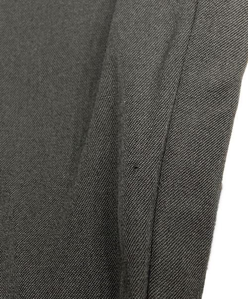COMME des GARCONS HOMME PLUS（コムデギャルソンオムプリュス）COMME des GARCONS HOMME PLUS (コムデギャルソンオムプリュス) 90s ウールギャバ ジップスリット スラックス ブラック サイズ:Sの古着・服飾アイテム